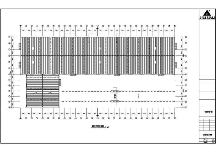 某公司9#厂房工程CAD结构图纸_图1