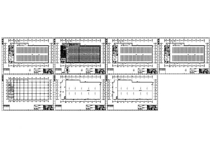 徐州市中南街某单层门式刚架结构商场全套电气系统设计CAD图纸_图1