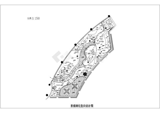 上海某会所屋顶花园景观绿化设计cad全套施工图（含设计说明）-图一