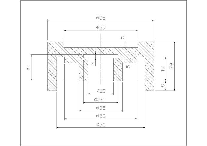 某机械制图CAD节点完整构造设计图纸_图1