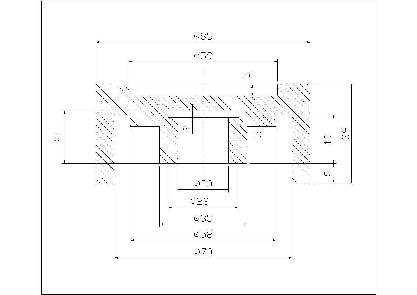 某机械制图CAD节点完整构造设计图纸