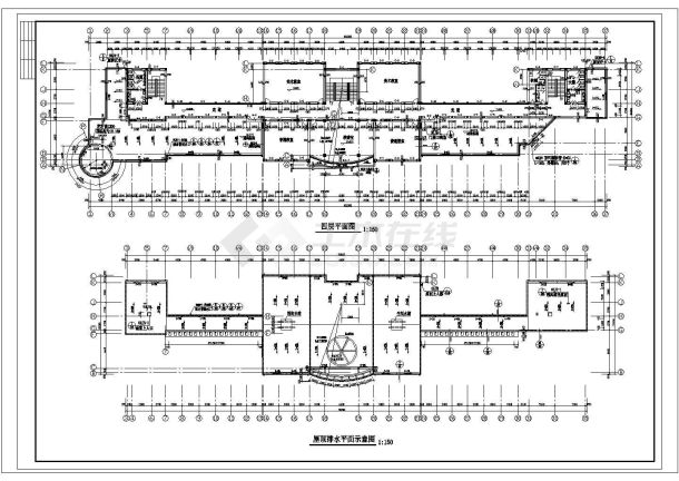 某区域学校建筑设计CAD参考图-图二