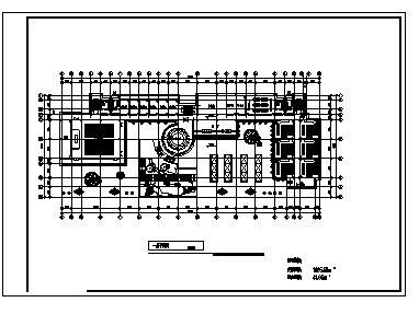 四层带夹层中学教学综合楼建筑施工cad图(带地下室设计，共十一张)-图一
