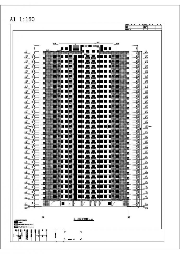 某23602.92平米九层人才公寓建施设计图（长49.6米宽22.7米）_图1