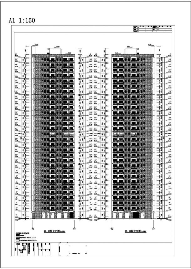 某23602.92平米九层人才公寓建施设计图（长49.6米宽22.7米）-图二