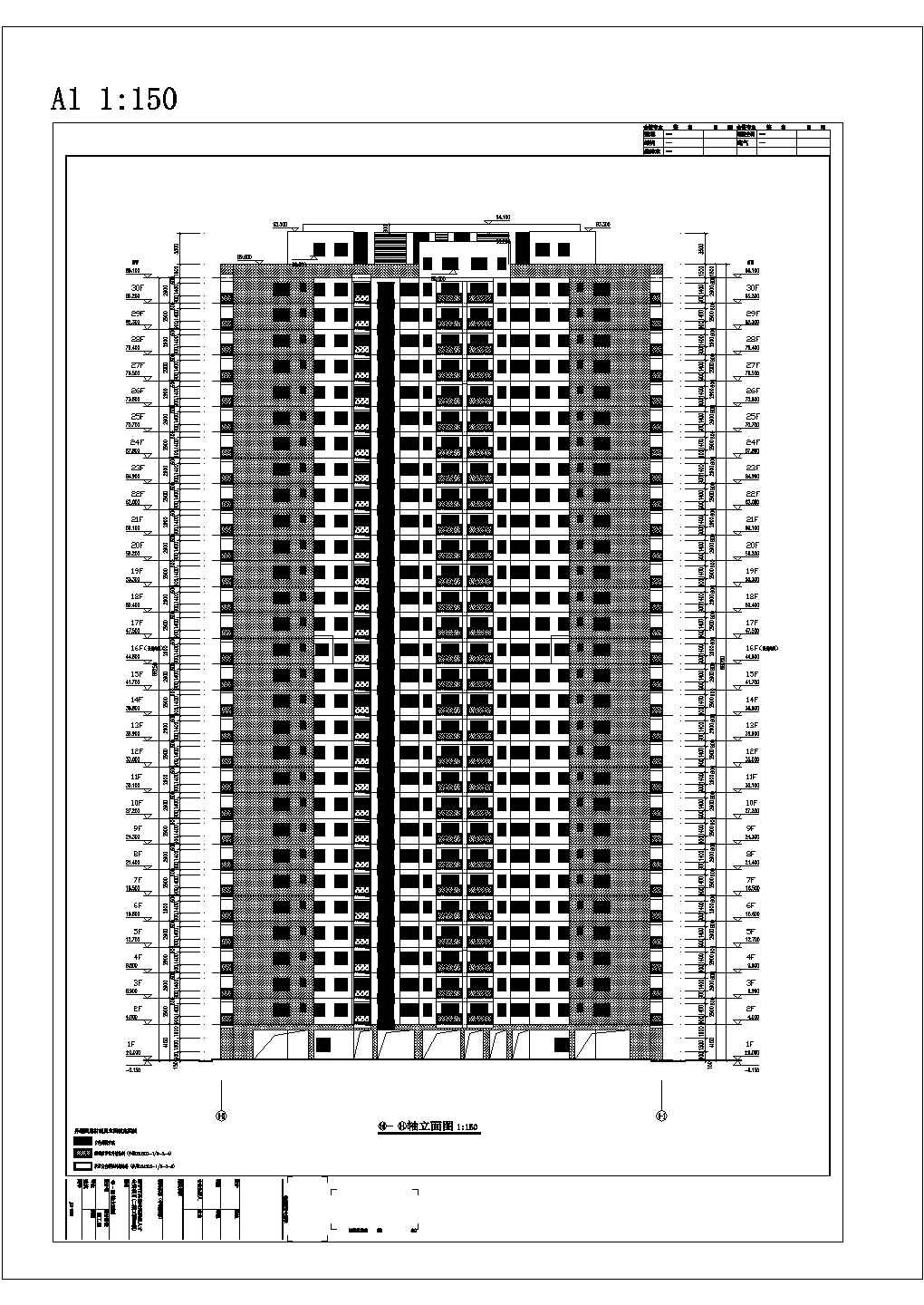 某23602.92平米九层人才公寓建施设计图（长49.6米宽22.7米）