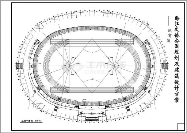 某园规划及建筑设计方案CAD图纸-图二