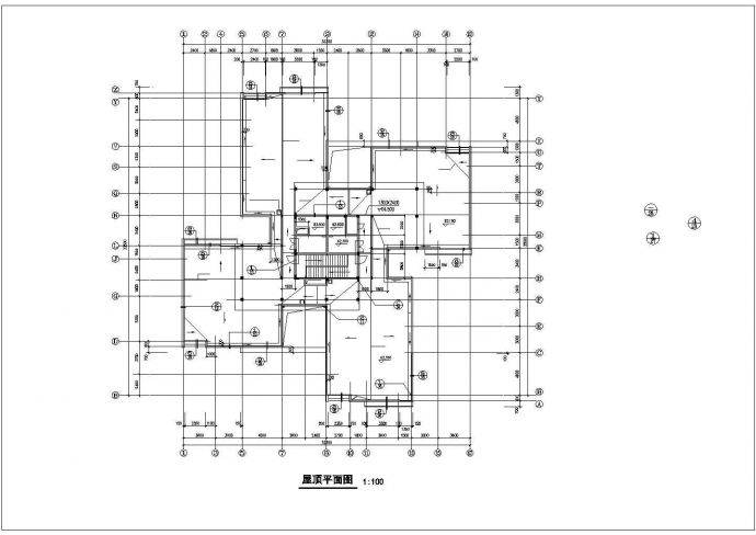 高层建筑住宅楼施工图，含设计说明_图1