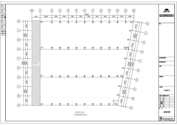 扩建厂房施工图CAD图纸_图1