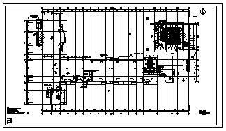 五层实验中学教学楼建筑施工cad图，共三十四张-图二