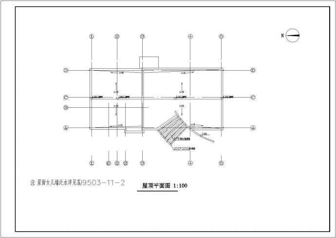 某城市行政综合会所建筑方案设计施工CAD图纸_图1