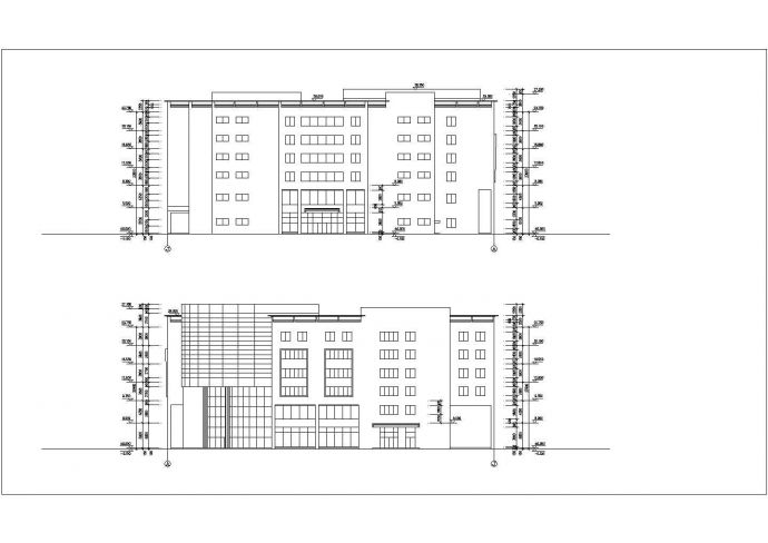 某城市商业大厦建筑方案设计施工CAD图纸_图1