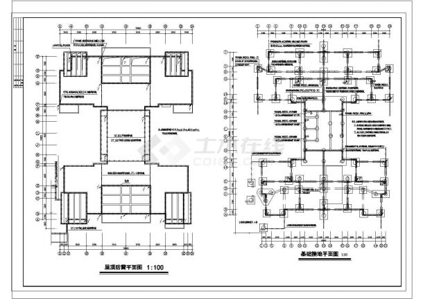 某17层高层住宅电气CAD详细完整全套图纸-图一