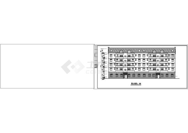 某城市大型高级商业楼建筑方案全套设计施工CAD图纸-图一