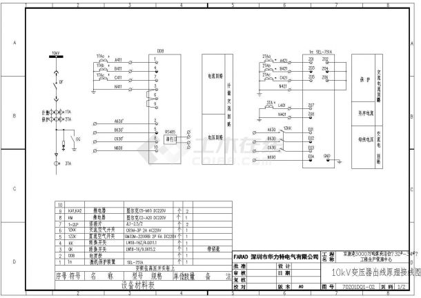 电气设计_某地区动力站监控CAD图纸-图二