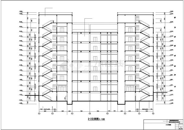 某地区现代百货大楼建筑方案完整设计施工CAD图纸-图二