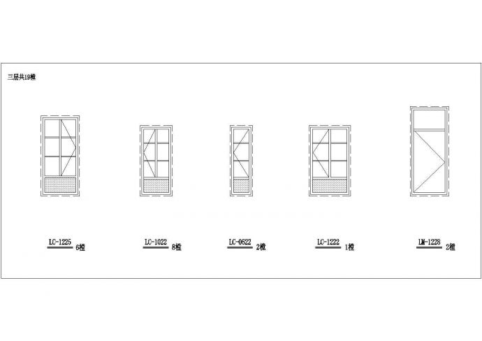 某多层别墅建筑、结构设计CAD施工图_图1