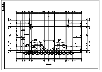 五层框架结构学校宿舍楼建筑施工cad图，共二十一张-图二