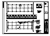 车间设计_某公司二层现浇框架结构车间土结构施工cad图纸-图二