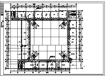 五层框架结构新建中学教学楼建筑施工cad图，共十六张-图二