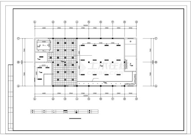 许昌市某商业街3层框混商业楼全套电气系统设计CAD图纸-图一