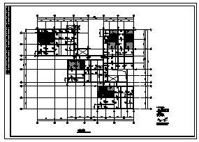 幼儿园设计_某三层框架结构小区幼儿园结构施工cad图纸-图二