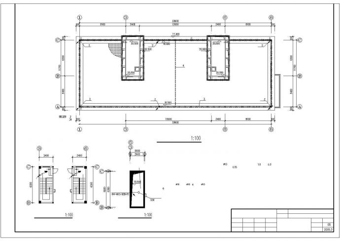 某综合楼CAD电气施工图_图1