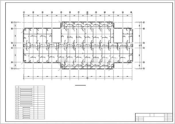 苏州市第四中学6000平米左右五层框架教学楼全套结构设计CAD图纸-图一