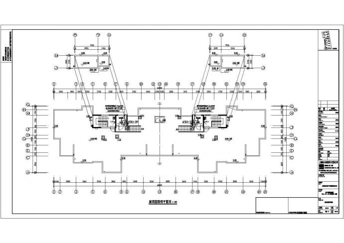 上海某社区13号住宅楼电气全套施工设计cad图纸_图1