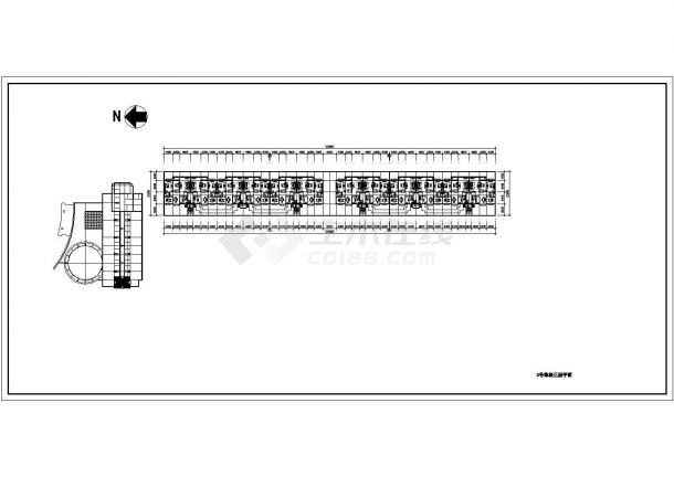 杭州西湖某酒店商多层住楼设计全套CAD方案图(含总平面图)-图一