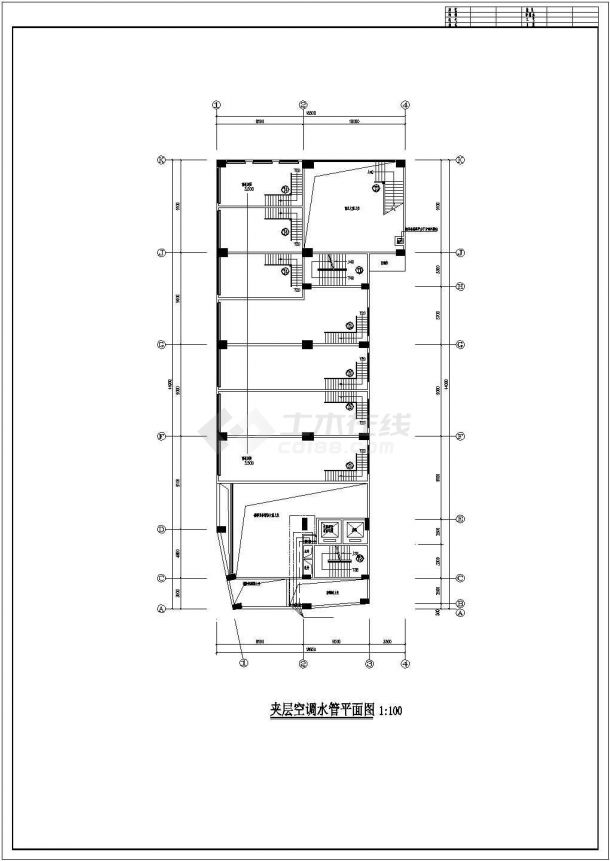[广东]高层综合楼通风及防排烟系统设计施工图（气体灭火系统）-图一