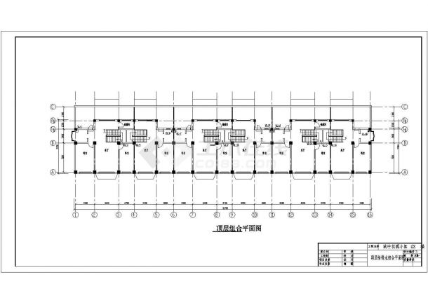 某地现代风格多层住宅楼给排水设计CAD图-图一