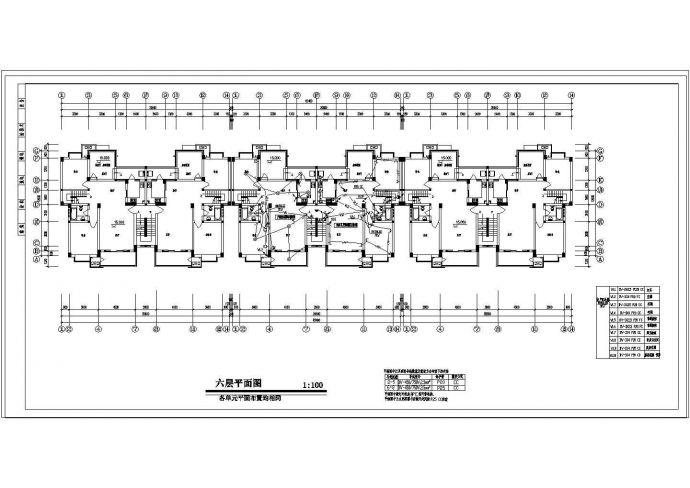 某多层住宅电气CAD完整构造施工图_图1