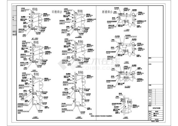 某管井大样CAD设计节点施工图-图一