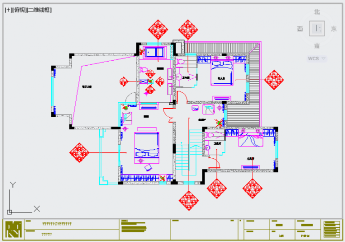 某高山流水别墅样板房CAD详细完整施工图_图1