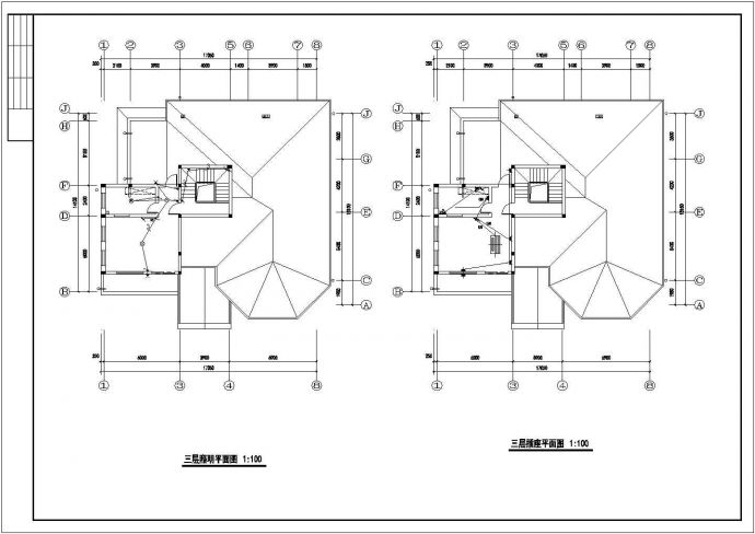 某高档别墅电气CAD图纸_图1