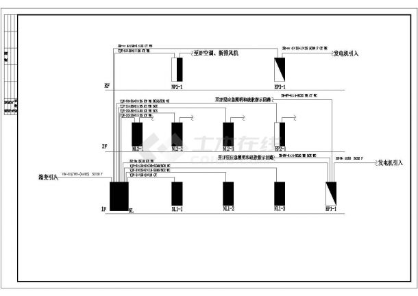 中国某地会所歌剧院电气设计规划方案cad图纸，共一份资料-图二