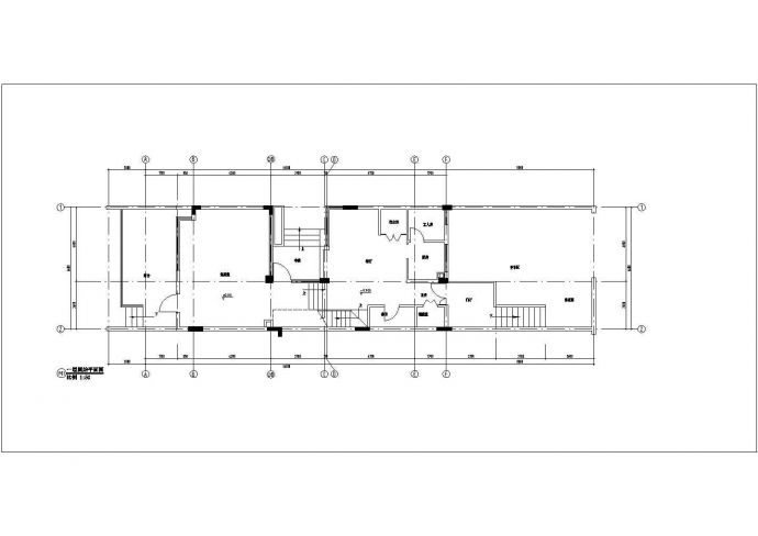 某地区新建员工宿舍中式风格装修设计CAD图_图1