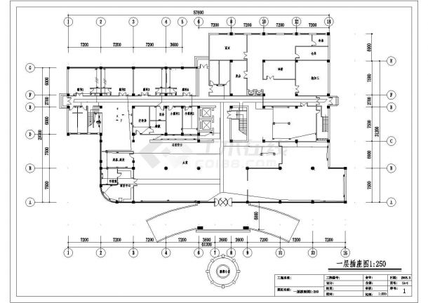 自营高级酒店电气设计规划方案cad图纸，共一份资料-图一