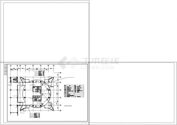 大空间灭火控制系统CAD图纸设计-图二