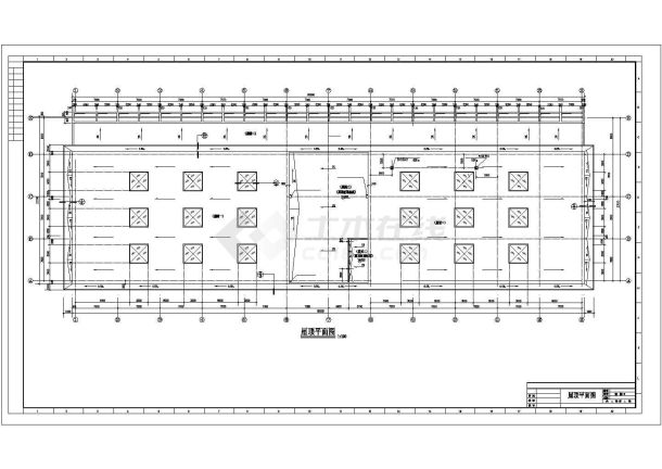 3层4240平米框架结构体育馆建施图，共十二层-图一