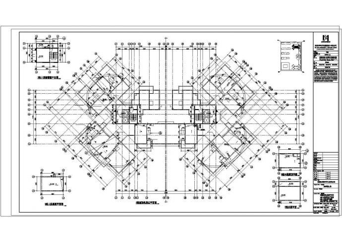 111平方米深圳凯丰花园别墅建筑设计cad图纸_图1