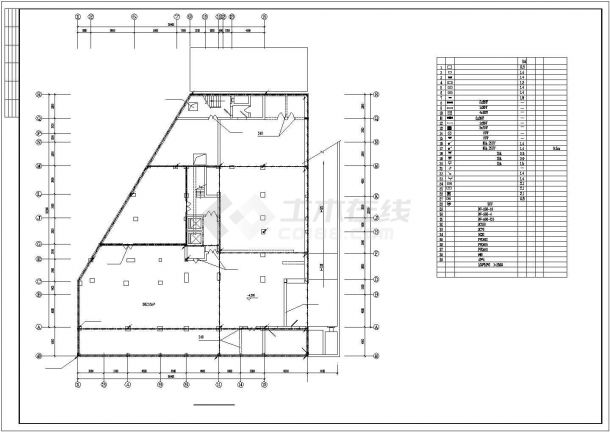 高层商住楼CAD电气施工图-图二