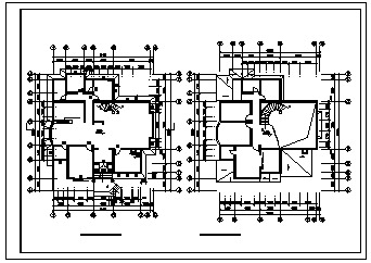 二层别墅建筑cad设计施工图-图二