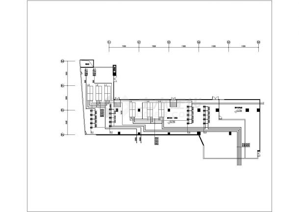 [广州]某多层商业裙楼暖通空调系统设计施工CAD图-图一