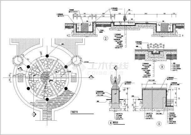 某广场铺装CAD设计完整详细方案-图一