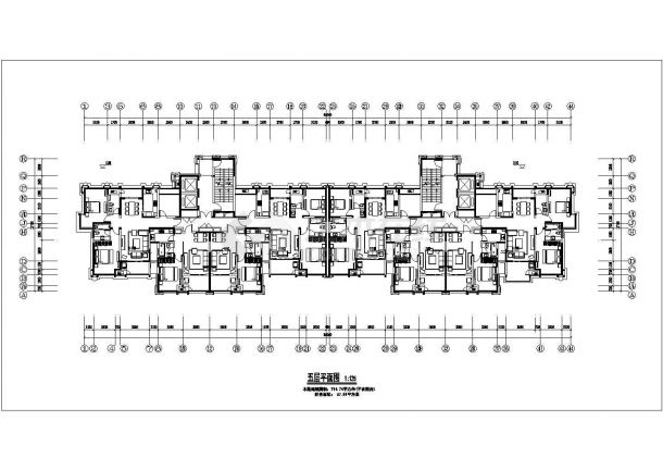 2.8万平米34层剪力墙结构住宅楼全套平立面设计CAD图纸（含地下2层）-图一