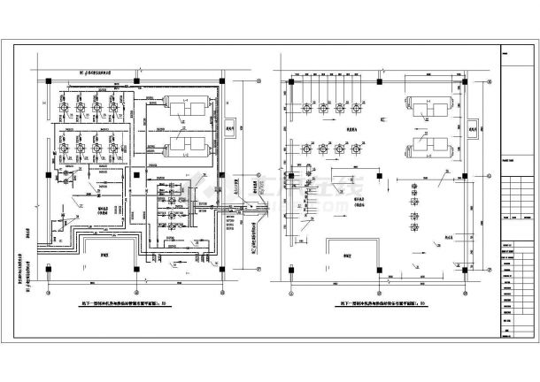 [山东]某大型商场暖通设计施工全套CAD图纸-图一