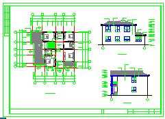 别墅结构建筑规划CAD全套参考图-图二