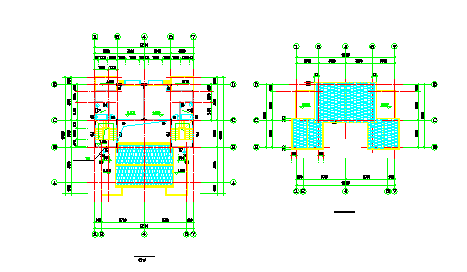 欧式别墅平立剖建筑设计cad施工图_图1